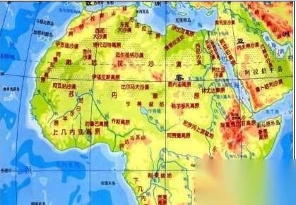 世界最大沙漠的区域分布以及环境。历史图片