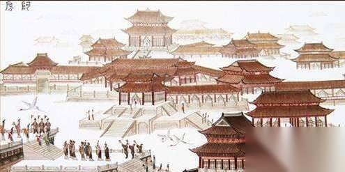 阿房宫历史图片