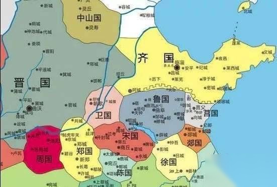 春秋战国上的8大诸侯国 他们的来头竟比周天子还大历史图片