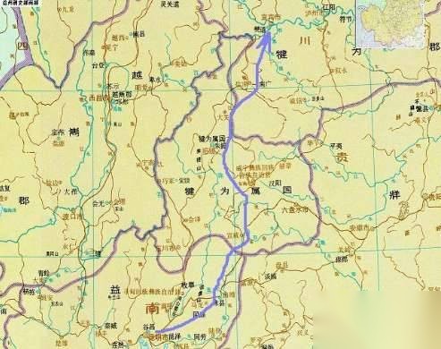 诸葛亮南征历史图片