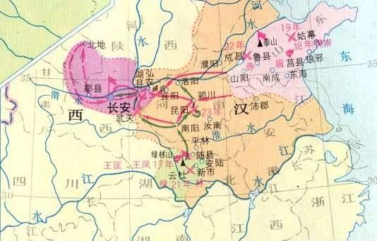 绿林赤眉起义历史图片