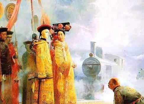 光绪与慈禧历史图片