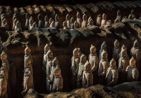 兵马俑历史图片
