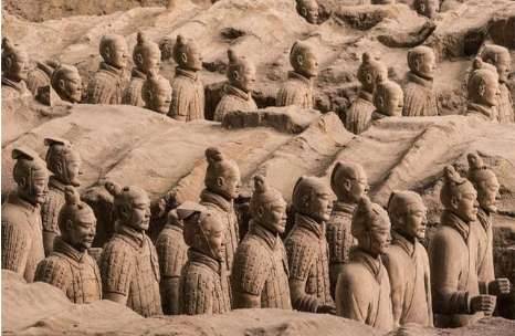 兵马俑历史图片