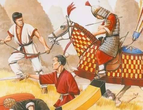 淝水之战历史图片