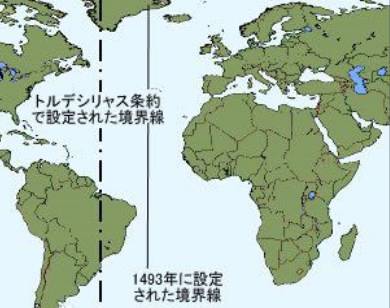 教皇子午线是在哪一年确立的 教皇子午线简介历史图片