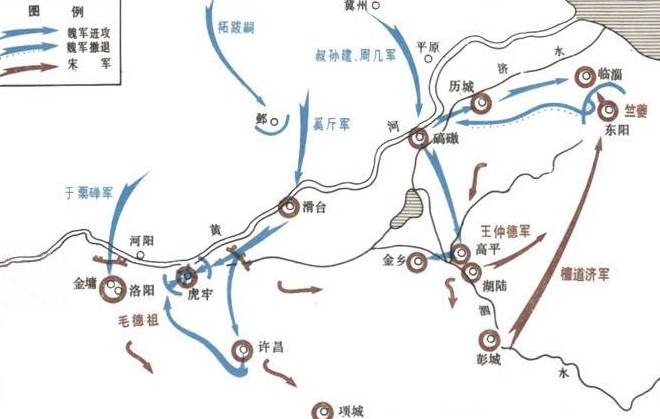 北魏攻后燕之战历史图片