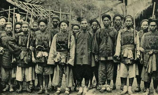 绿营历史图片
