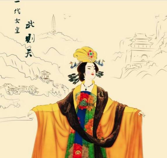 武则天历史图片