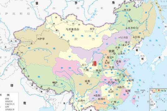 清朝历史图片