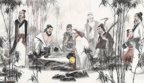 竹林七贤历史图片