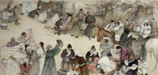 游牧民族历史图片