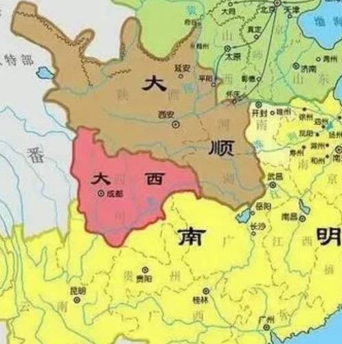 李自成历史图片