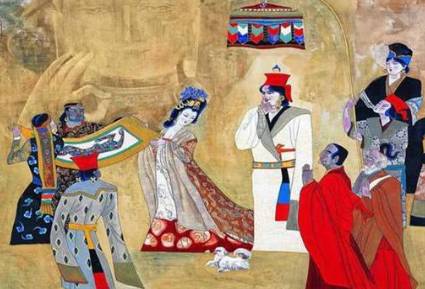 文成公主历史图片
