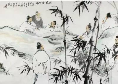 竹林七贤历史图片