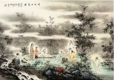 竹林七贤历史图片