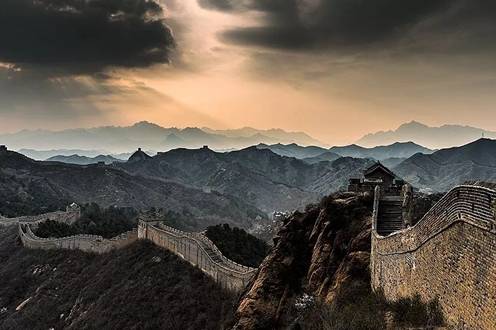 秦长城历史图片