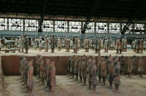 兵马俑历史图片