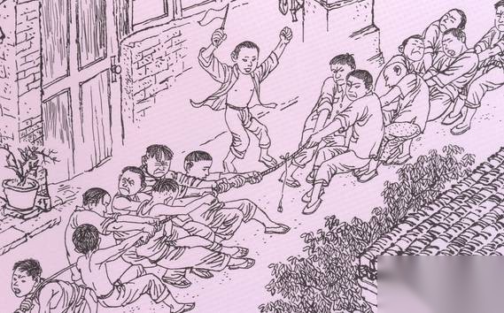 拔河历史图片