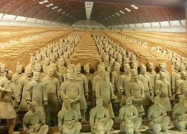 兵马俑历史图片