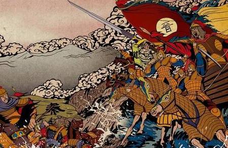 淝水之战历史图片