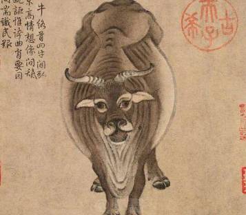 《五牛图》历史图片