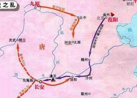 安史之乱历史图片