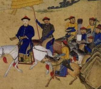 黄马褂历史图片