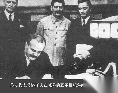 1939年苏德签互不侵犯条约的原因历史图片