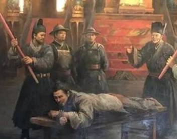 廷杖历史图片