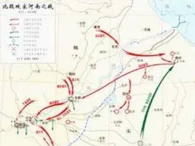 北魏攻宋河南之战历史图片