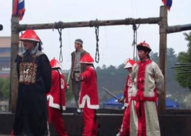 古代执行死刑之前历史图片