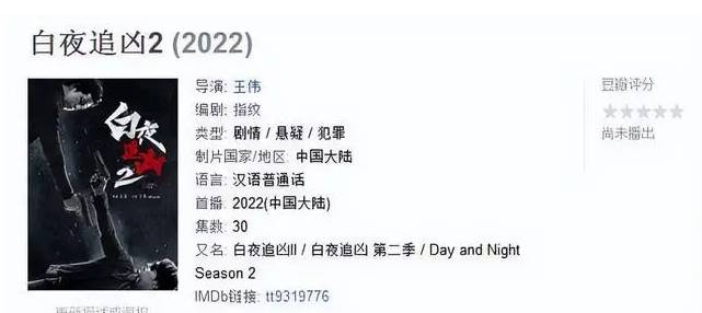 《白夜追凶2》有望开机历史图片