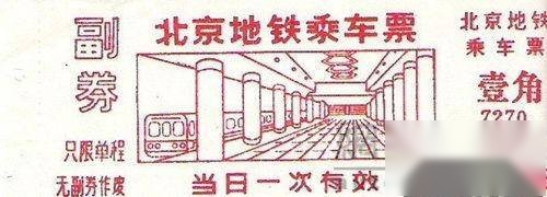 北京地铁历史图片