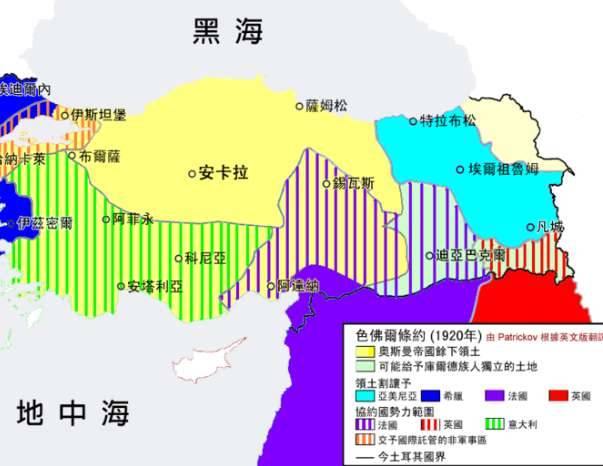 色佛尔条约历史图片
