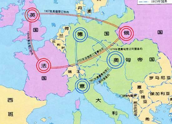 三国协约历史图片