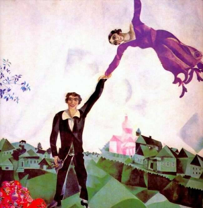 “带着翅膀的画家”历史图片