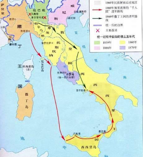 意大利统一运动历史图片