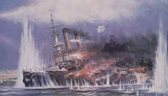 对马海峡海战历史图片