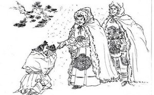 战国时期楚怀王雪中送炭的故事