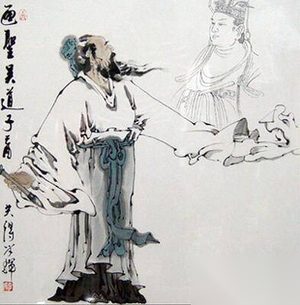 吴道子哪个朝代 他是唐玄宗时的宫廷画家