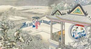 林黛玉和乾隆是什么关系？《葬花图》和《采芝图》竟然和乾隆息息相关！