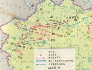 清朝在平定准噶尔汗国叛乱之后 乾隆为什么会放弃一统中亚的机会