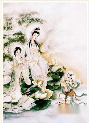神话故事龙女拜观音 观音身旁的龙女怎么来的