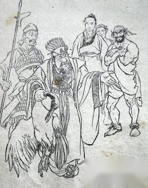 东周列国故事之仙鹤坐车