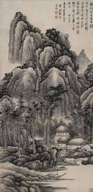 明末清初著名画家龚贤的积墨山水是如何形成的？龚贤画作的风格特点