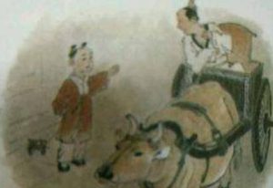 南北朝古文赏析之陈太丘与友期行，该篇古文描绘了什么场景？