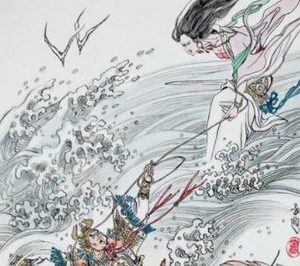 神话名著原文欣赏：封神演义第五十六回 子牙设计收九公