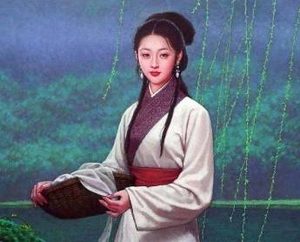 《西施咏》王维所作的咏史诗，为讽刺世态而作