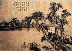 《画松》唐朝诗僧景云所作，借由松树传递作者的真实意图
